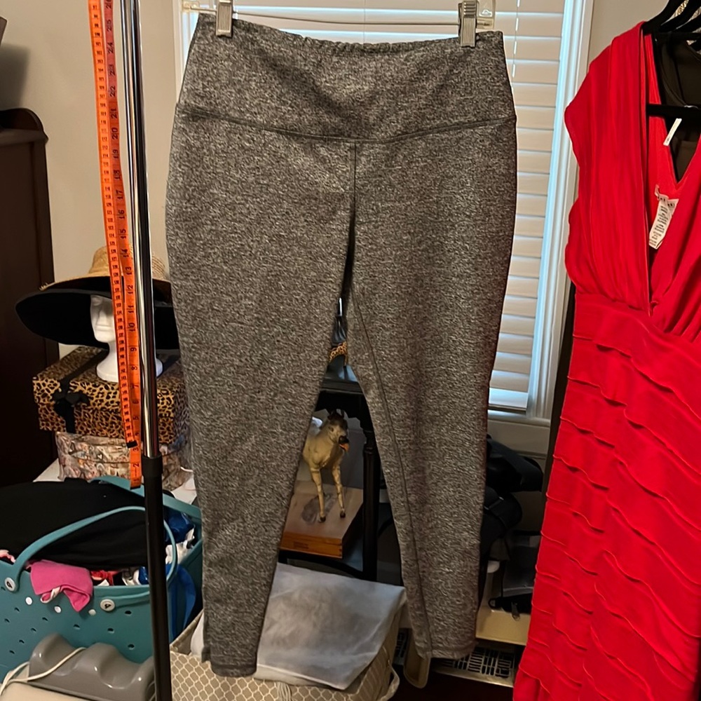 Grey ankle length athletic wear